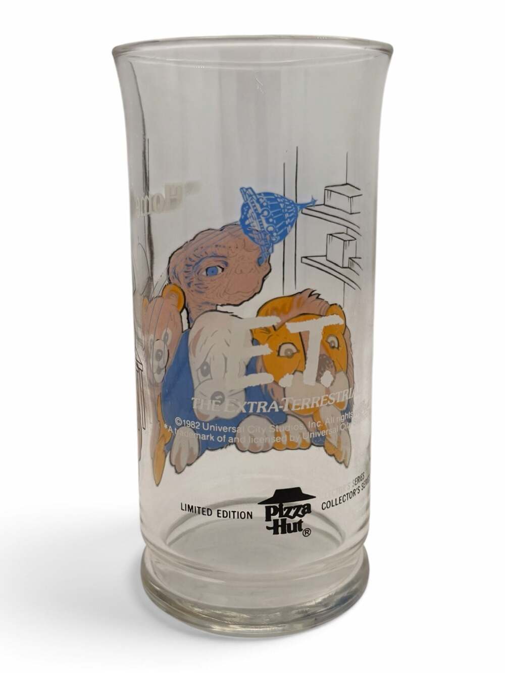 Vintage 1982 Pizza Hut Limited Edition E.T. Collector Series Glass